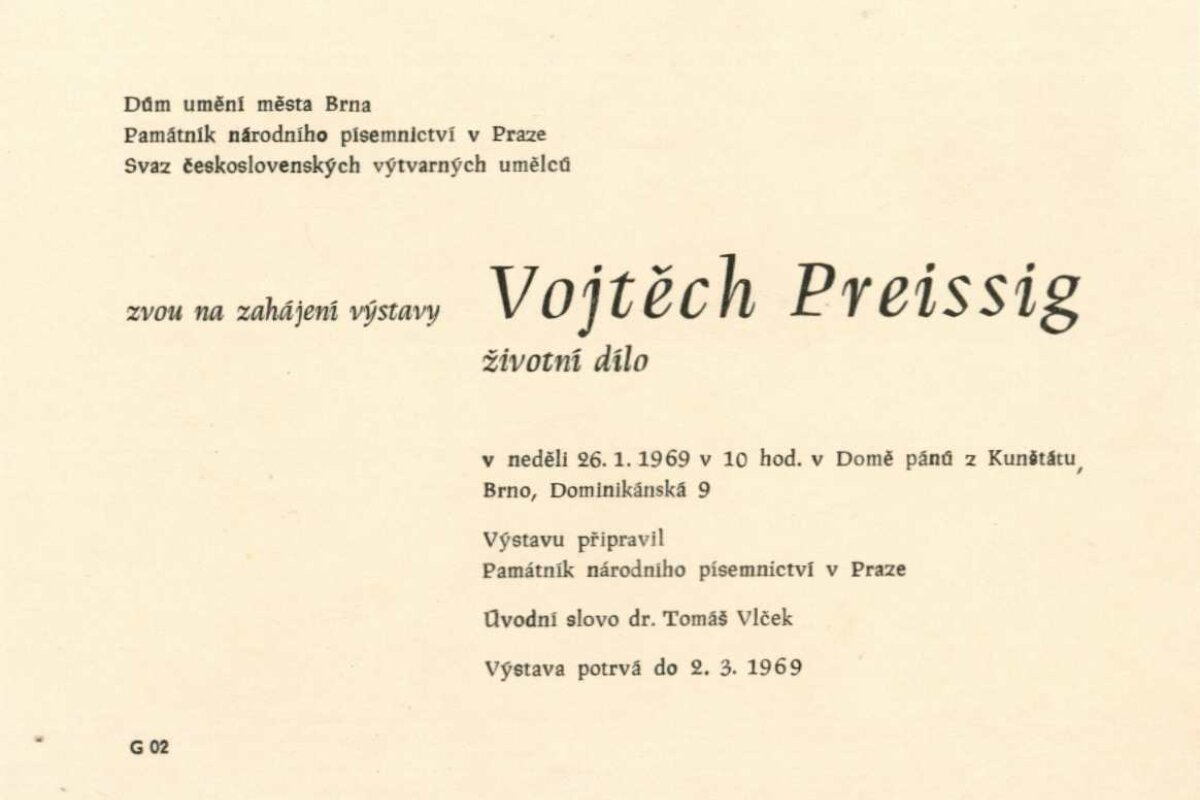 Vojtěch Preissig – životní dílo